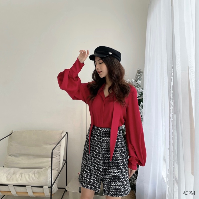 Roly Tweed Skirt / Chân váy tweed dáng chữ A | BigBuy360 - bigbuy360.vn