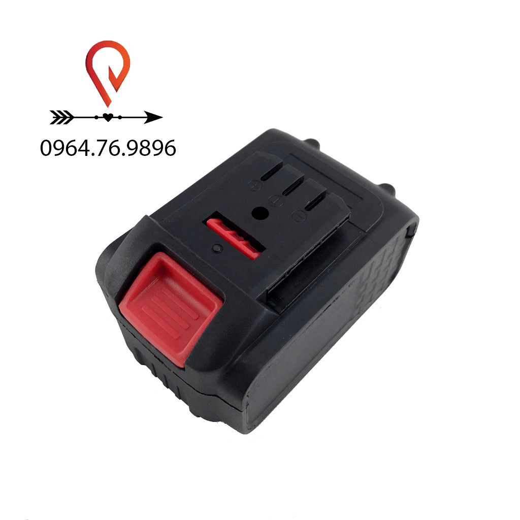 Vỏ pin 5s 2p 3p đóng pin 10 cell - 15 cell 18650 dùng cho máy khoan, máy bắt vít pin 3 khe  kèm ốc và lò xo