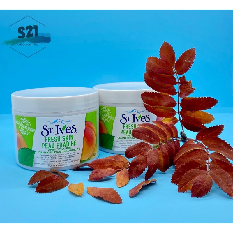 Tẩy Da Chết Dạng Hũ St. Ives Hương Mơ 300ml