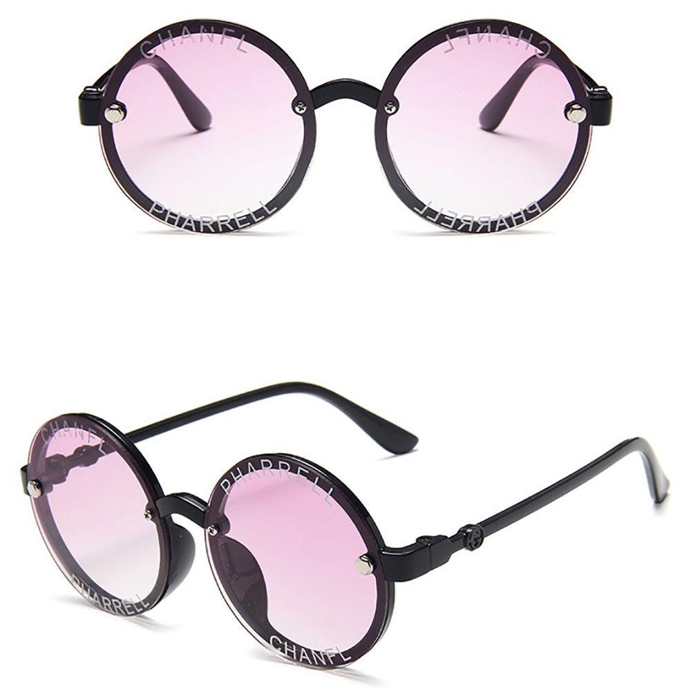 Kính Râm Gọng Tròn 15H Thời Trang Cá Tính Cho Bé Gái