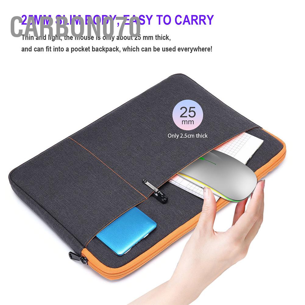 Carbon070 HXSJ Wireless Mouse Rechargeable for Windows/XP/Vista/Me 2.4G Colorful Light Office Supply M40