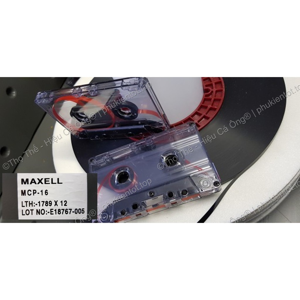Băng cassette trắng CHORME ICON MAXELL CR54 - USA Chính hãng