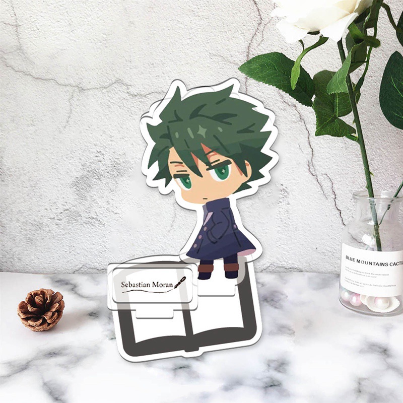 Standee hình nhân vật hoạt hình Moriarty The Patriot bằng acrylic 8cm để bàn trang trí