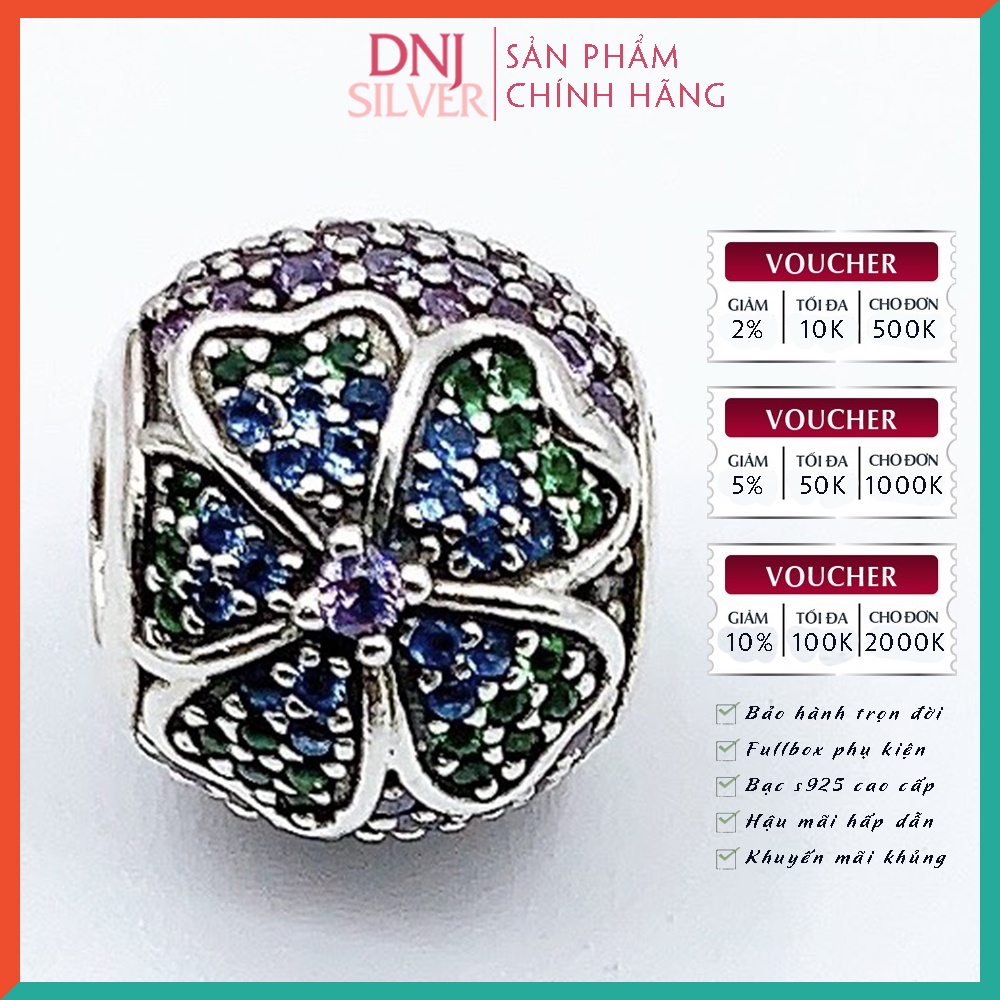 [Hàng cao cấp] Vòng tay bạc 925 cao cấp - Vòng tay charm bạc Young Forever, tuổi trẻ, nhiệt huyết và khát khao - DNB025