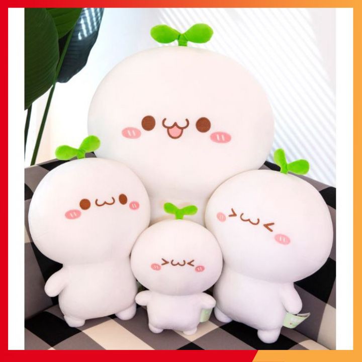 Gấu Mầm Cây Size 40Cm 💖 Có Ảnh Thật 💖 Gấu Bông Hình Mầm Cây 40Cm Cute Siêu Dễ Thương