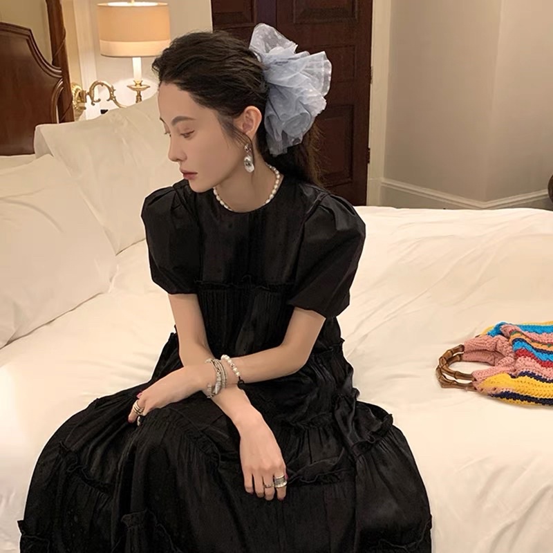 Cột tóc ren nữ tính bảng to - Maben