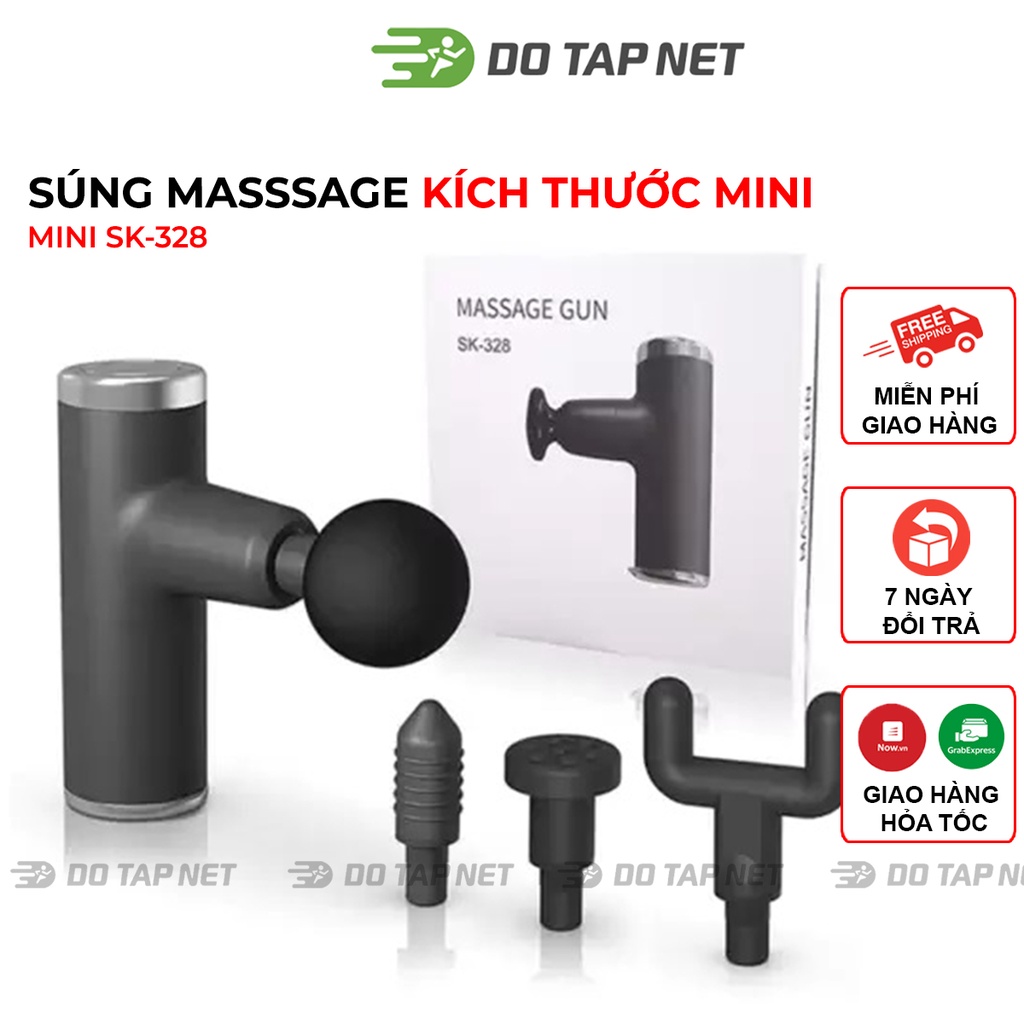 Súng massage gun, thư giãn Mini cầm tay SK-328