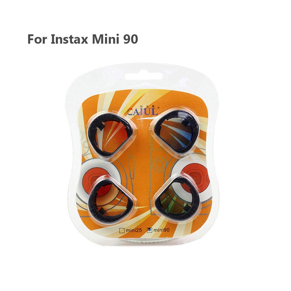 BTLIMER Bộ 4 Kính Lọc Màu Sắc Chất Lượng Cao Cho Máy Ảnh Instax Mini 90