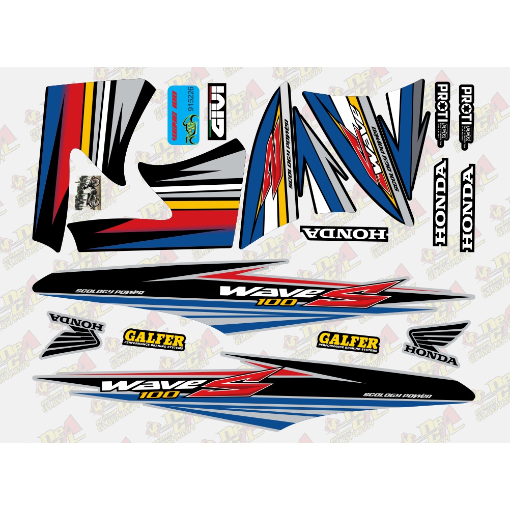 Tem rời Wave a 50 - 100 cc Đời 2006-2016 Mẫu Wave s 915226