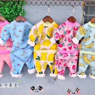 Com bo sét nỷ bông cho bé gái