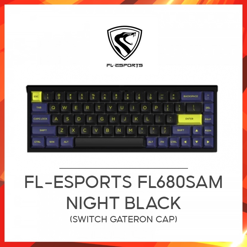 [Mã ELHAMS5 giảm 6% đơn 300K] Bàn Phím Cơ FL680 SAM Hàng Chính Hãng (Switch Gateron Cap)