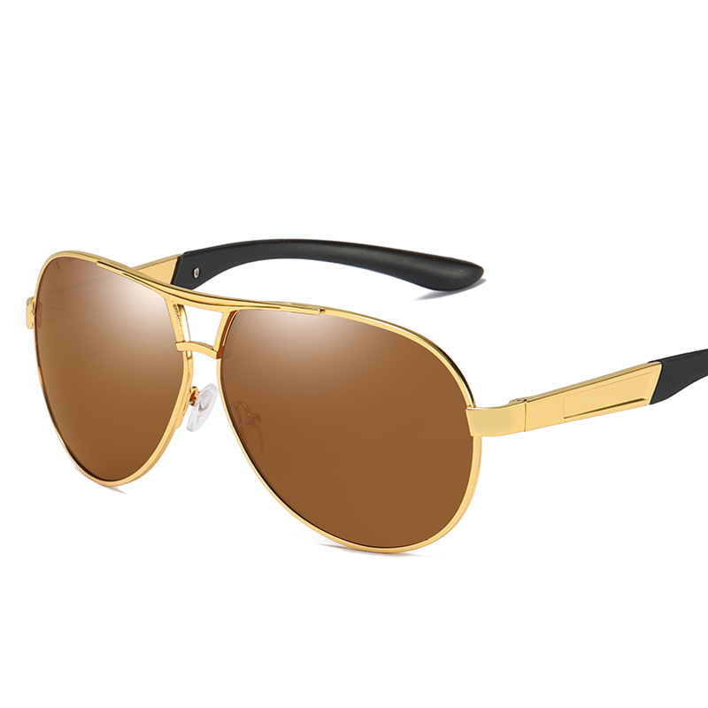 New Men's Polarized Sunglasses 193 Large Frame Trend Sunglasses Men's Anti-UV Driving Toad Glasses