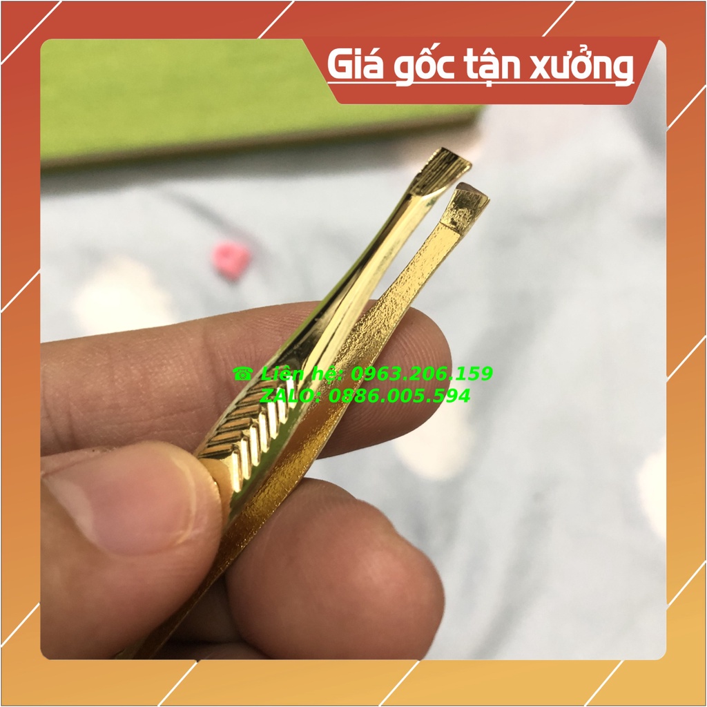 [NEW] Nhíp Nhổ Lông, Tóc Đa Năng, Chất Liệu Thép Mạ Vàng