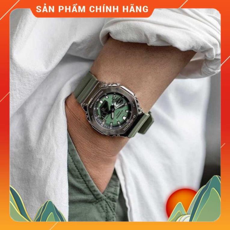 Đồng Hồ Casio Nam Dây Nhựa Chính Hãng GSHOCK GM-2100B-3ADR