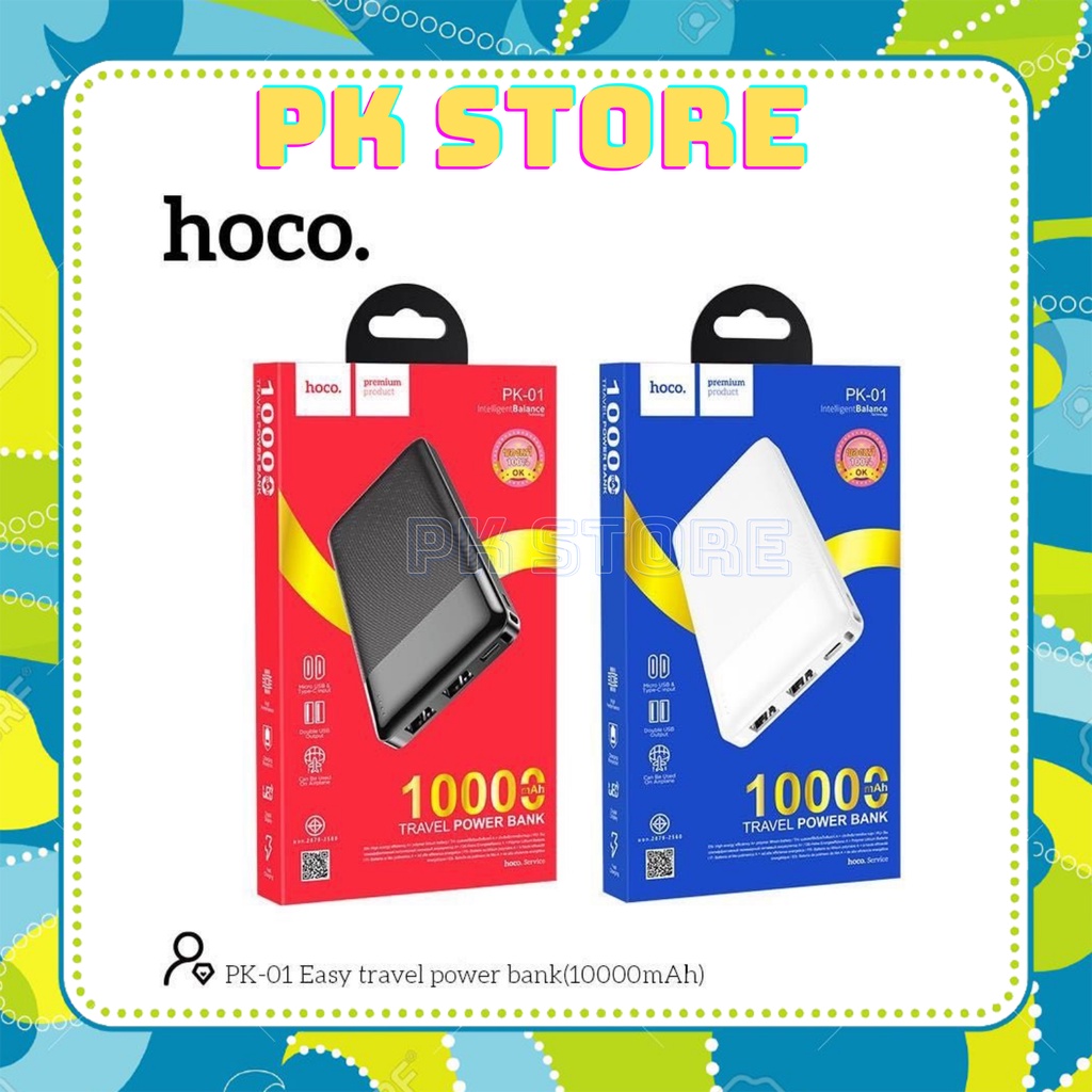 [HÀNG CHÍNH HÃNG] Pin Sạc Dự Phòng Hoco PK-01 Dung Lượng 10.000mAh