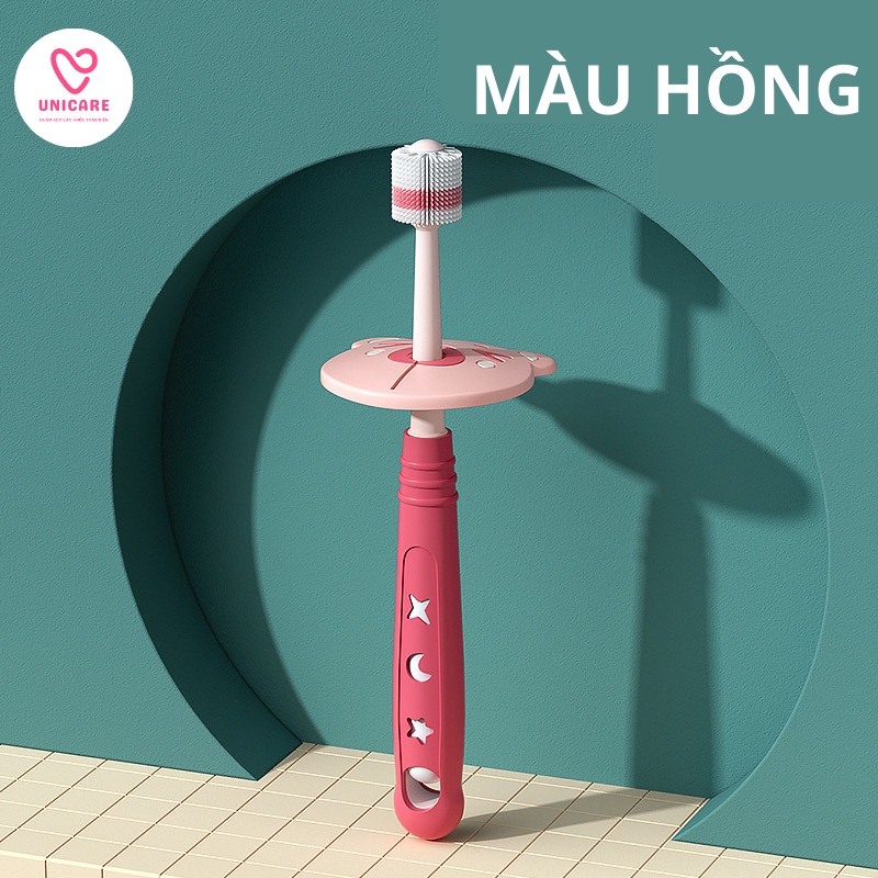 Bàn chải nano siêu mềm Stary - Bàn chải xoay 360 độ - Giúp đánh bay mảng bám và vi khuẩn trong khoang miệng