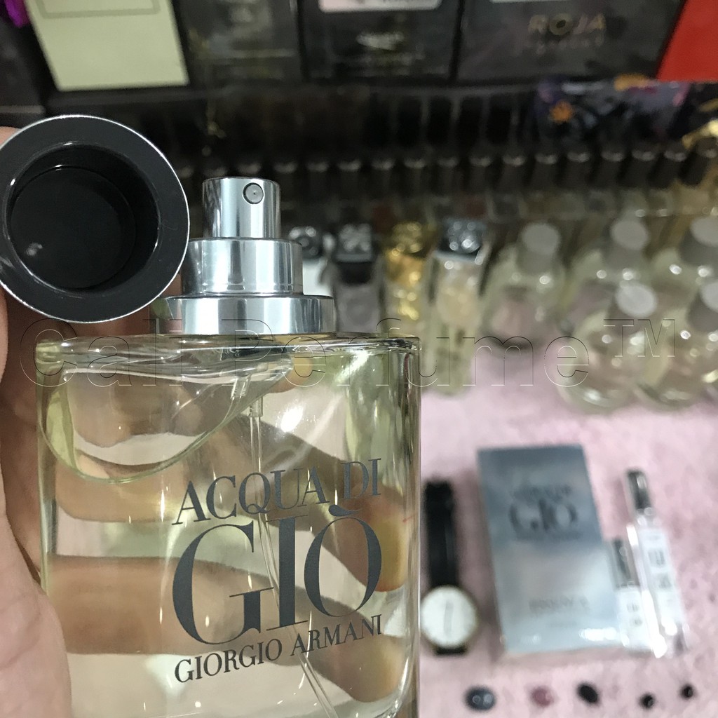 [Cali Perfume][Mẫu Thử][Dùng Là Thơm] Nước Hoa Mùa Hè Lưu Hương Lâu Dành Cho Nam Armani Acqua Di Gio Essenza