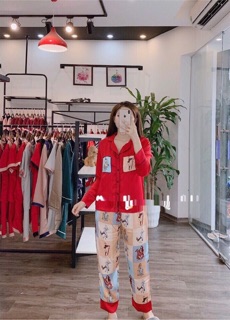 Pjzama lụa satin