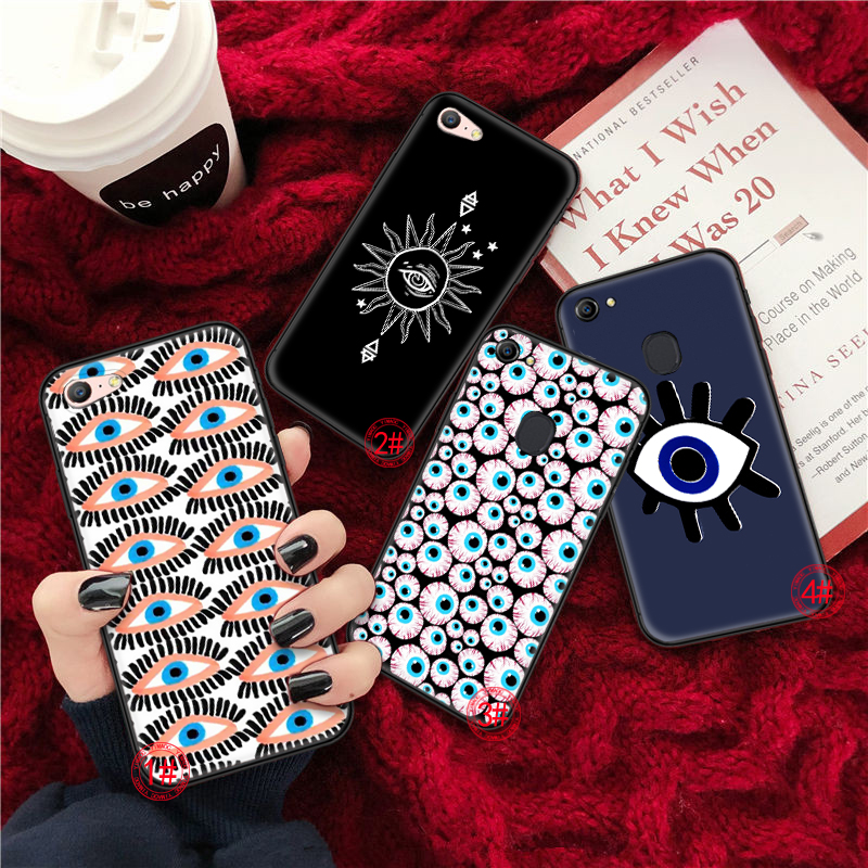 Ốp Lưng Họa Tiết Con Mắt Quỷ Độc Đáo Cho Oppo A3S A5 A37 A39 A5S A7 A59 F1S F3 A1 F5 F7 F9 154d
