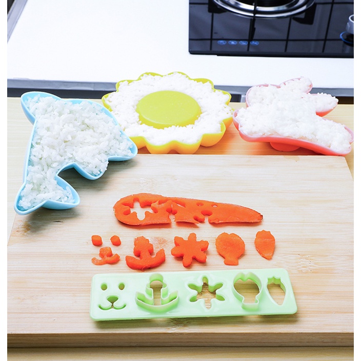 Khuôn tạo hình cơm hình thú mẫu mới