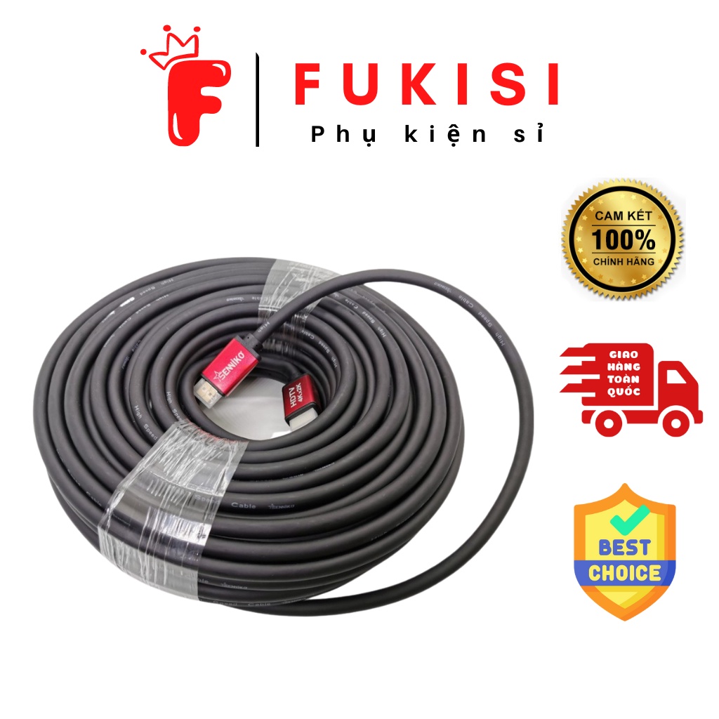 Dây cáp HDMI Cable  2.0 hỗ trợ 3D, 4K (1.5m  3m 5m 10m 15m 20m) kết nối các thiết bị tivi, máy tính , camera ...- FuKiSi