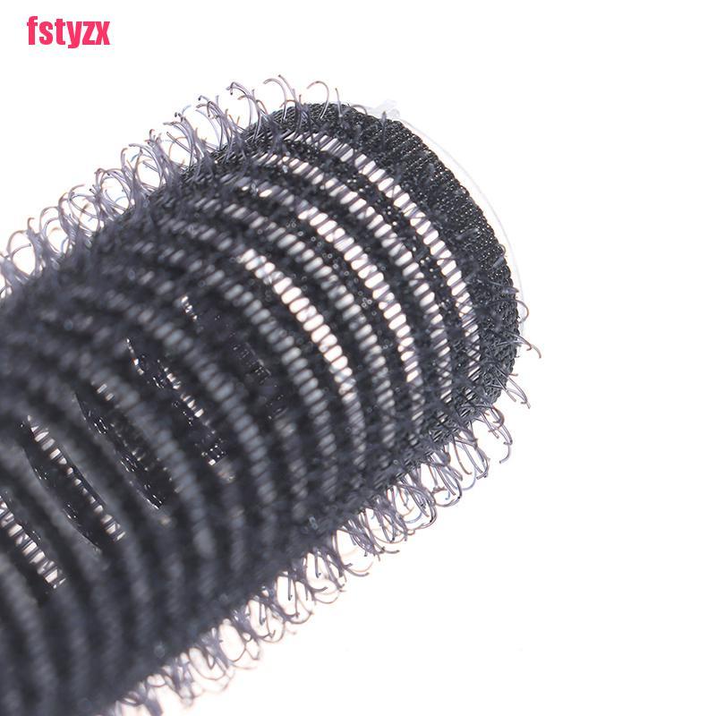 Lô cuốn tóc tự dính màu đen nhiều kích thước tạo kiểu chuyên dụng