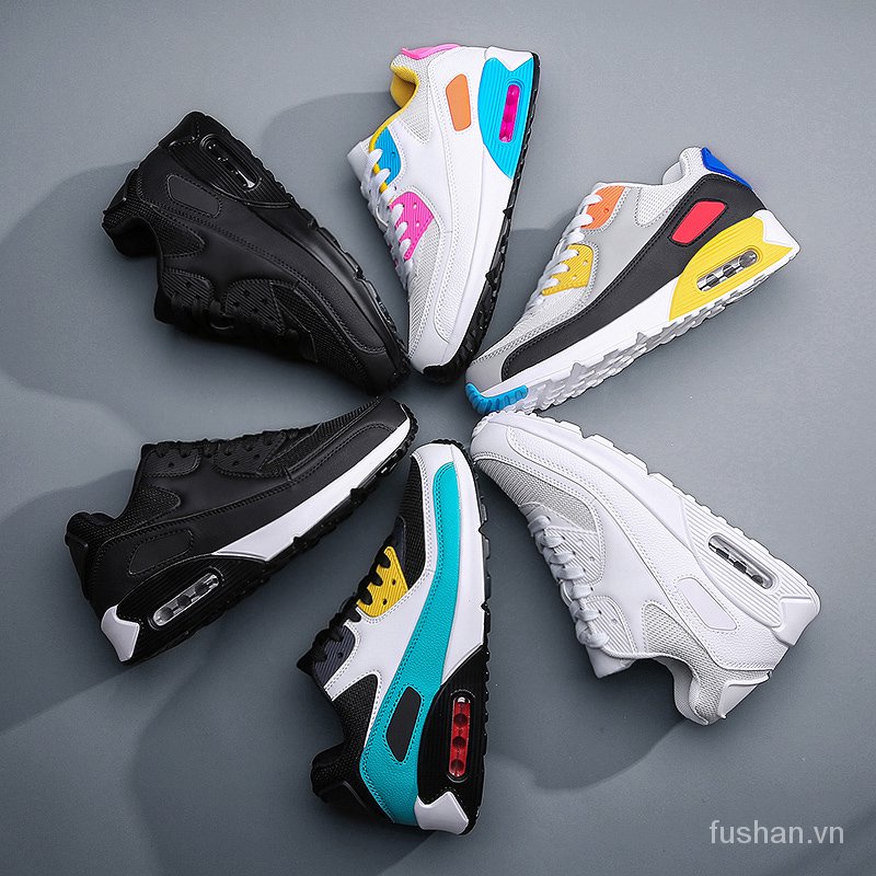 Giày Thể Thao Airmax 90 7 Màu Size 36-47 Cho Cặp Đôi