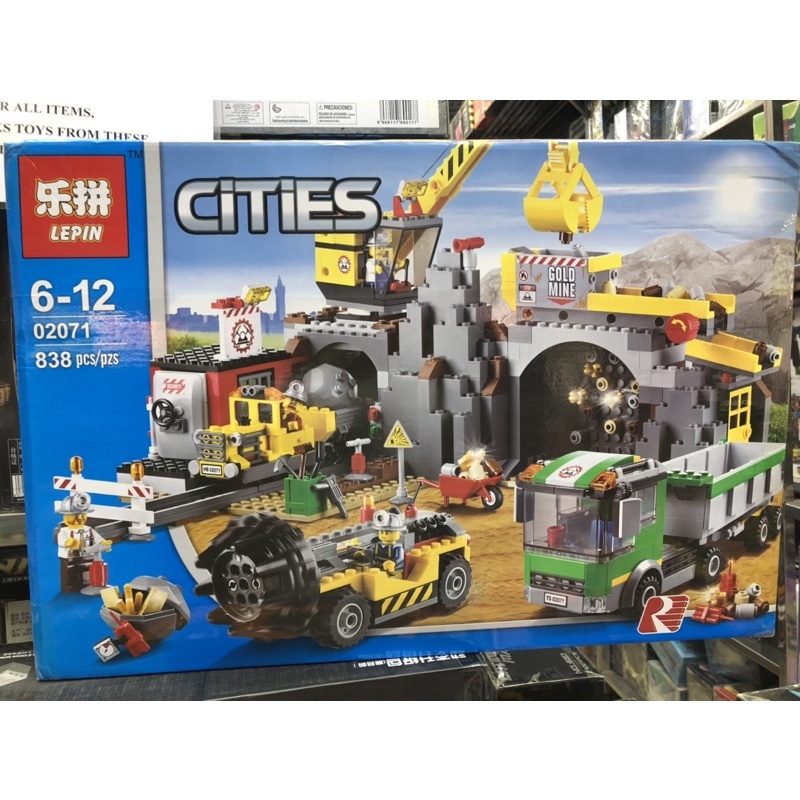 Lego city-Lepin 02071(Xếp hình khai thác trong núi 838 mảnh)