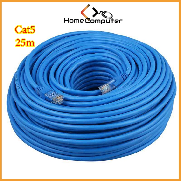 Dây Mạng Lan, Dây Cáp Mạng Internet Bấm sẵn 2 Đầu Dài 10m, 15m, 20m,25m, 30m - Home.mall