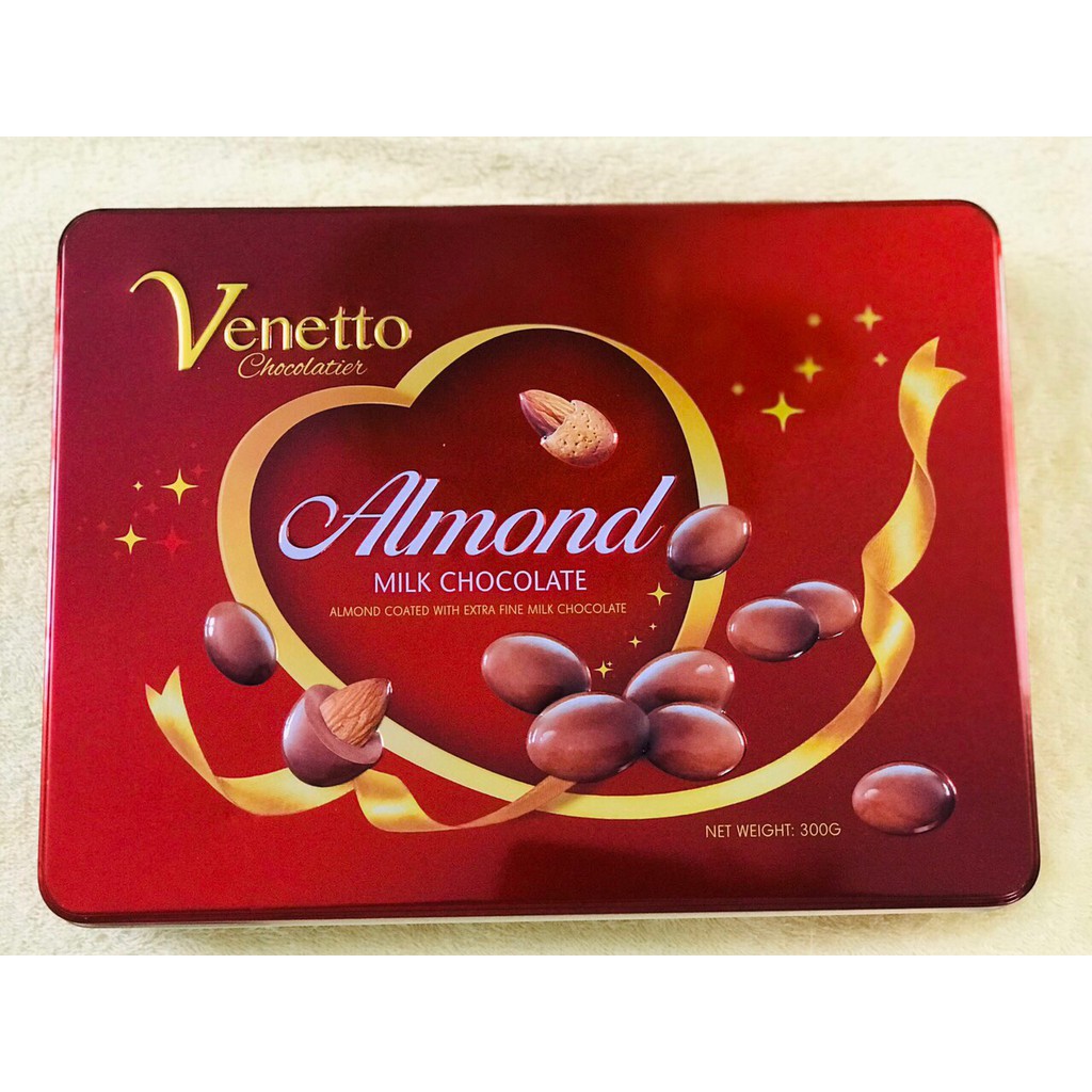 Sô cô la Hạnh nhân Venetto almond milk chocolate