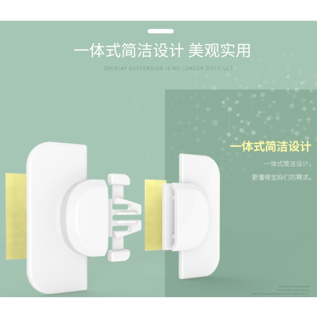 2 Cái!!Khóa Tủ Lạnh Chống Kẹt Tay Bảo Vệ An Toàn Cho Bé