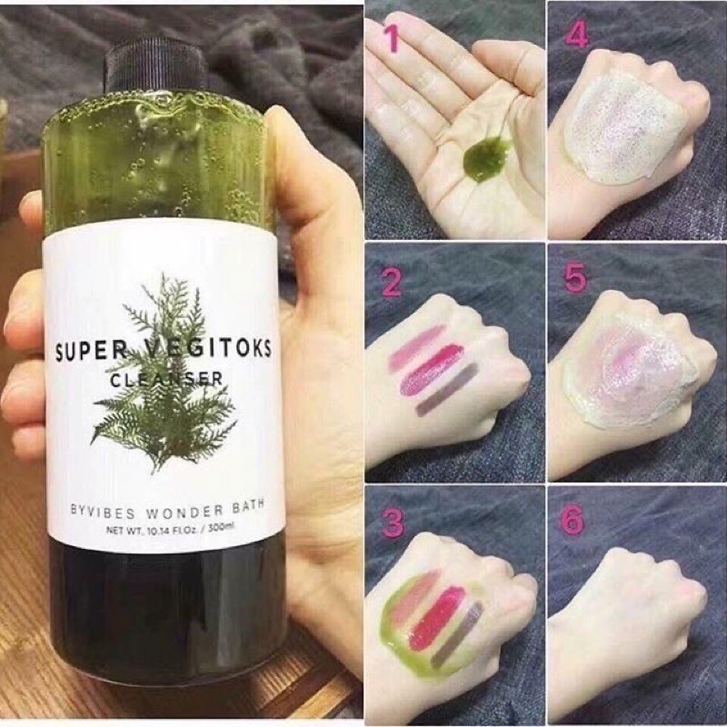 sữa rửa mặt rau củ SUPER VEGITOKS CLEANSER