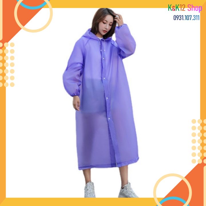 Áo mưa cao cấp thời trang Hàn Quốc free size cho Nam và Nữ