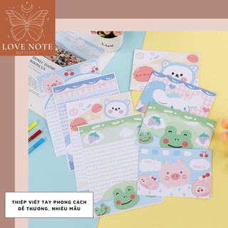 Thiệp, thư tay phong cách dễ thương tặng kỷ niệm, sinh nhật, lễ tết, 14/2 8/3 20/10 24/12, noel, cảm ơn