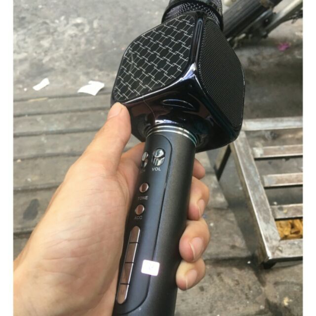 Micro karaoke Bluetooth SU YOSD YS 8A MẪU HOA VĂN hát siêu hay