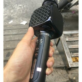 Micro karaoke Bluetooth SU YOSD YS 8A MẪU HOA VĂN hát siêu hay