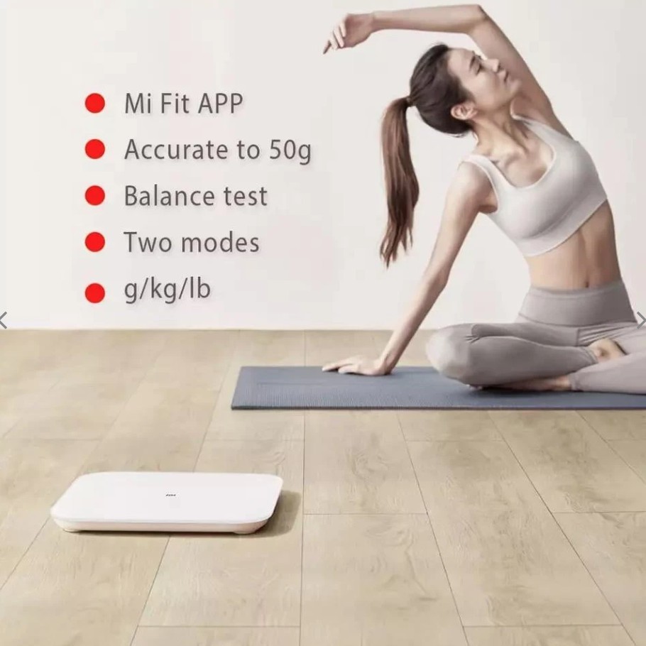 ( SLN 3 ) ( SLN 3 ) Cân Điện Tử Thông Minh Bluetooth Xiaomi Smart Scale Gen 2 – Bác Sĩ Gia Đình, Trợ Lý Sức Khỏe - Hàng 