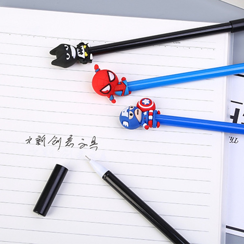 Bút Mực Gel Ngòi 0.5mm Hình Siêu Anh Hùng