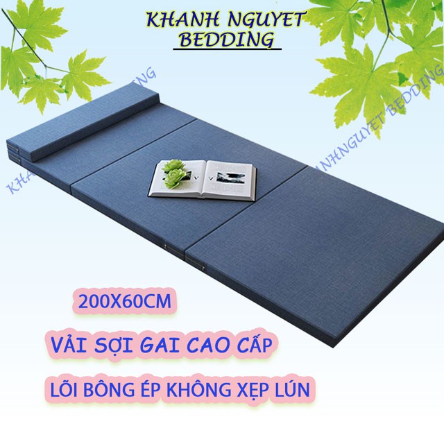 Đệm Gấp Văn Phòng Ngủ Trưa Thông Minh Gọn Nhẹ kích thước 60cmx200cm