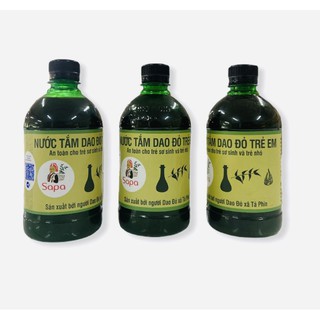 nước tắm dao đỏ