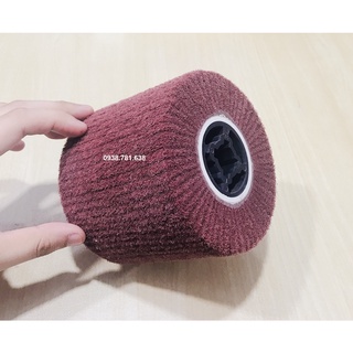 Bánh nỉ đỏ đánh bóng 120*100mm(#320 - 5P)