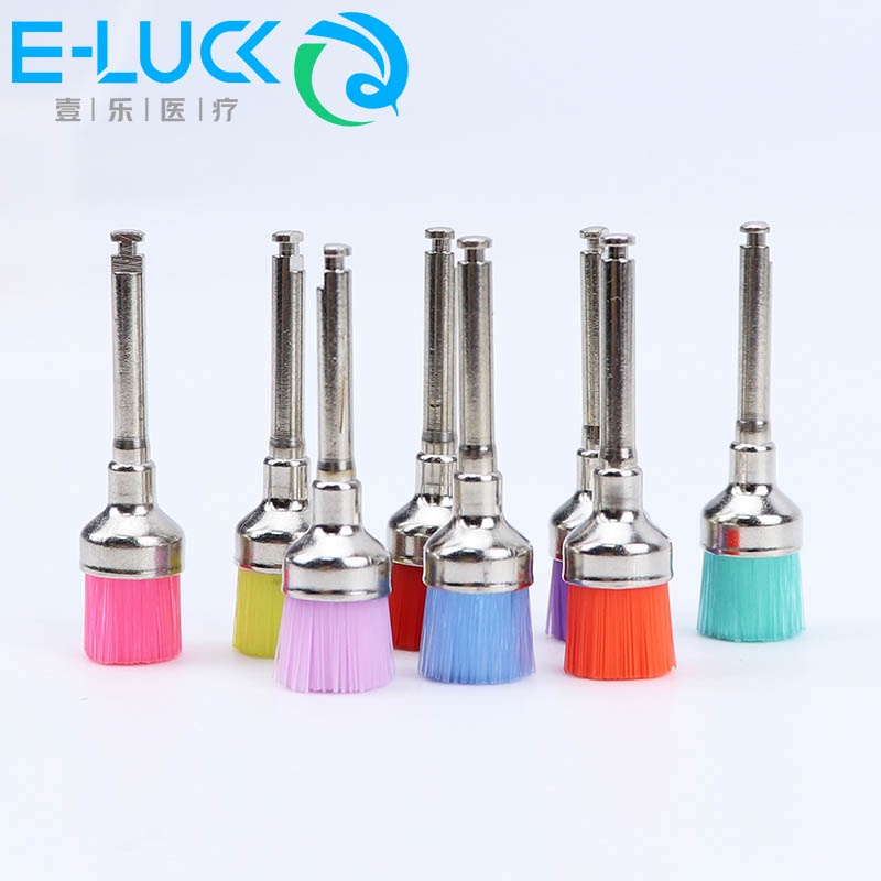 Set 100 Cọ Đánh Bóng Răng Đầu Lớn Màu Trắng/Đen