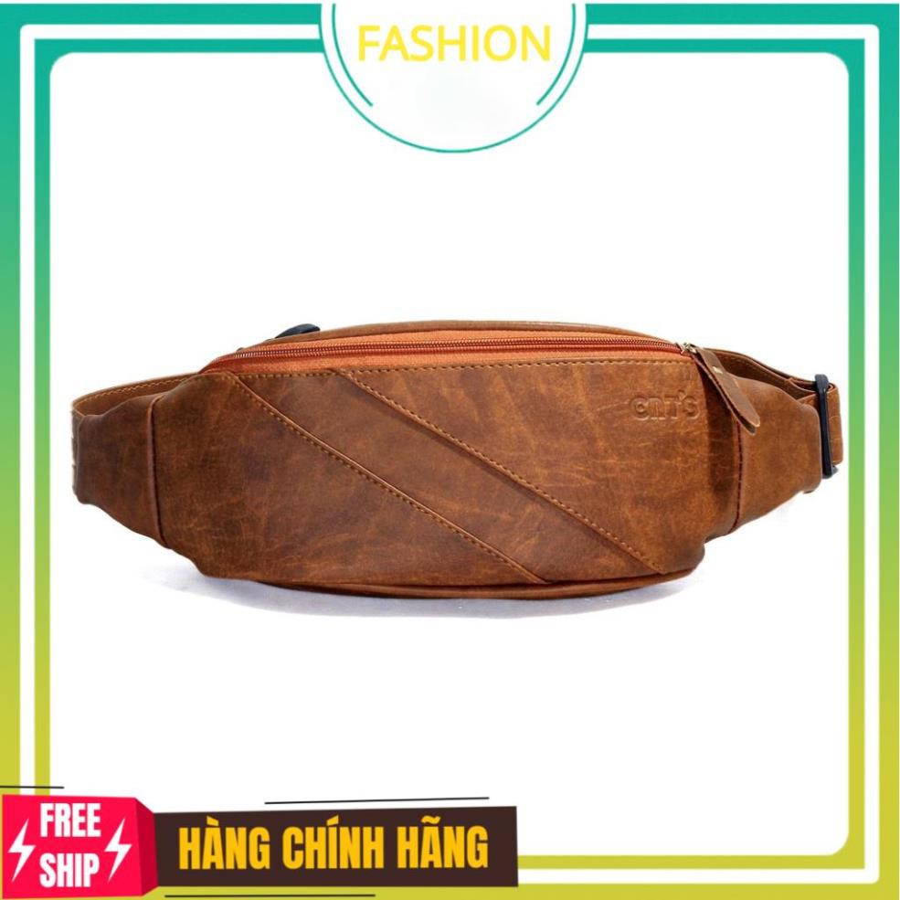 Túi da đeo ngực CNT unisex TĐX 40 phong cách hàn quốc