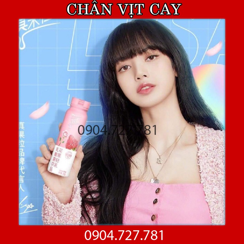 Sữa chua uống❤️Sữa chua uống Chân Quả Lạp Tiêu Chiến đại ngôn-Vị hoa quả siêu ngon, bổ dưỡng