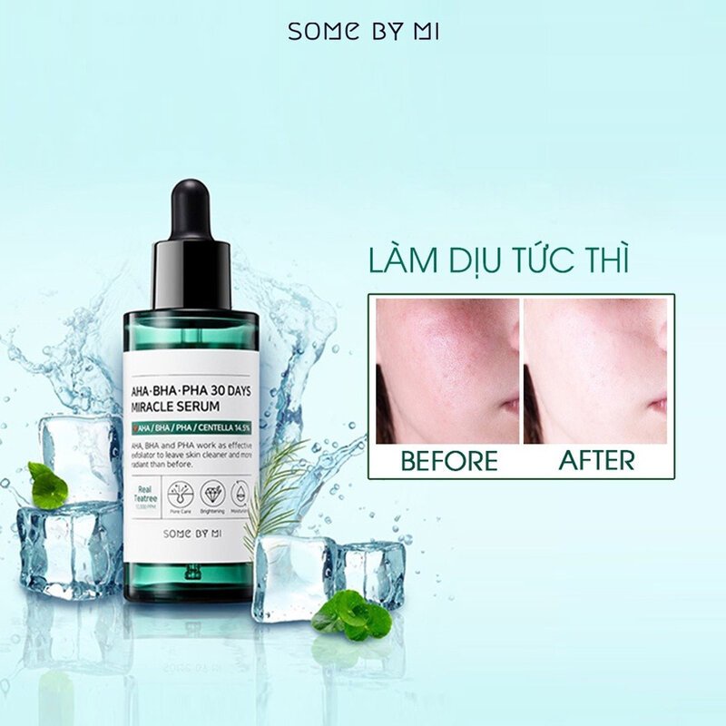 Tinh chất Some By Mi cho da mụn AHA-BHA-PHA 30 Days Miracle Serum 50ml
