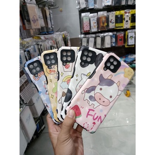 Ốp lưng điện thoại Samsung Galaxy A12 silicon bền dẻo in hình bò sữa cute dễ thương đa hình khác nhau để lựa chọn