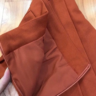 Chân váy dạ basic xếp ly hàng thu đông
