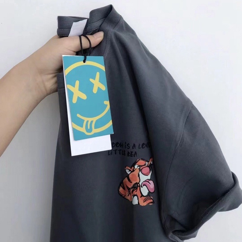 Áo Thun Tay Ngắn In Hình Hoạt Hình Trẻ Trung Mới