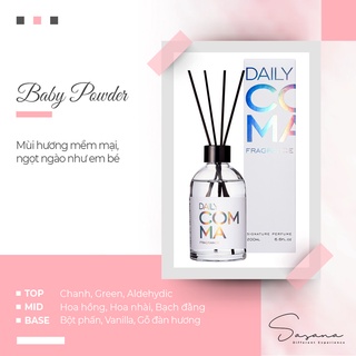 Tinh dầu tán hương Baby Powder - BST Daily Comma Crystal Hologram - Nhập khẩu chính hãng