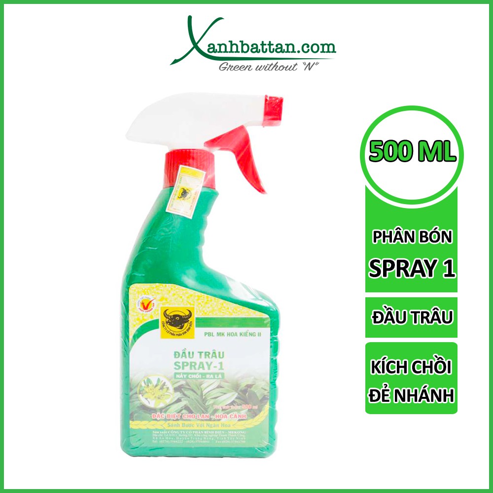 Phân Bón Lá Đầu Trâu Kích Chồi Spray 1 Chai 500 ml